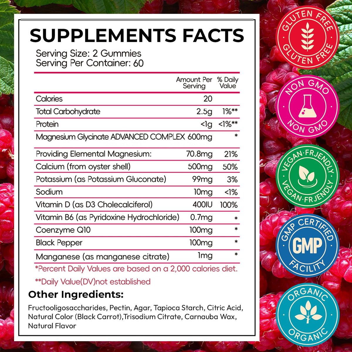 Xytora Magnesium Glycinat Gummies 600mg – Hochabsorbierend mit L-Threonat, Calcium, Vitamin B6 & D3, Zuckerfrei für Erwachsene & Kinder, Entspannung & Nachtruhe (120 Stück)