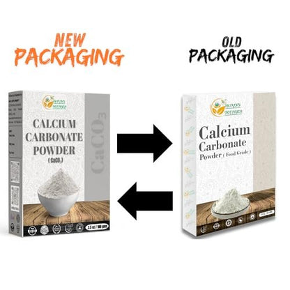 Herbs Botanica Calciumcarbonat-Pulver in Lebensmittelqualität – Kalziumergänzung für Kochen, Backen, Antazidum und DIY-Zahnpasta (100 g)