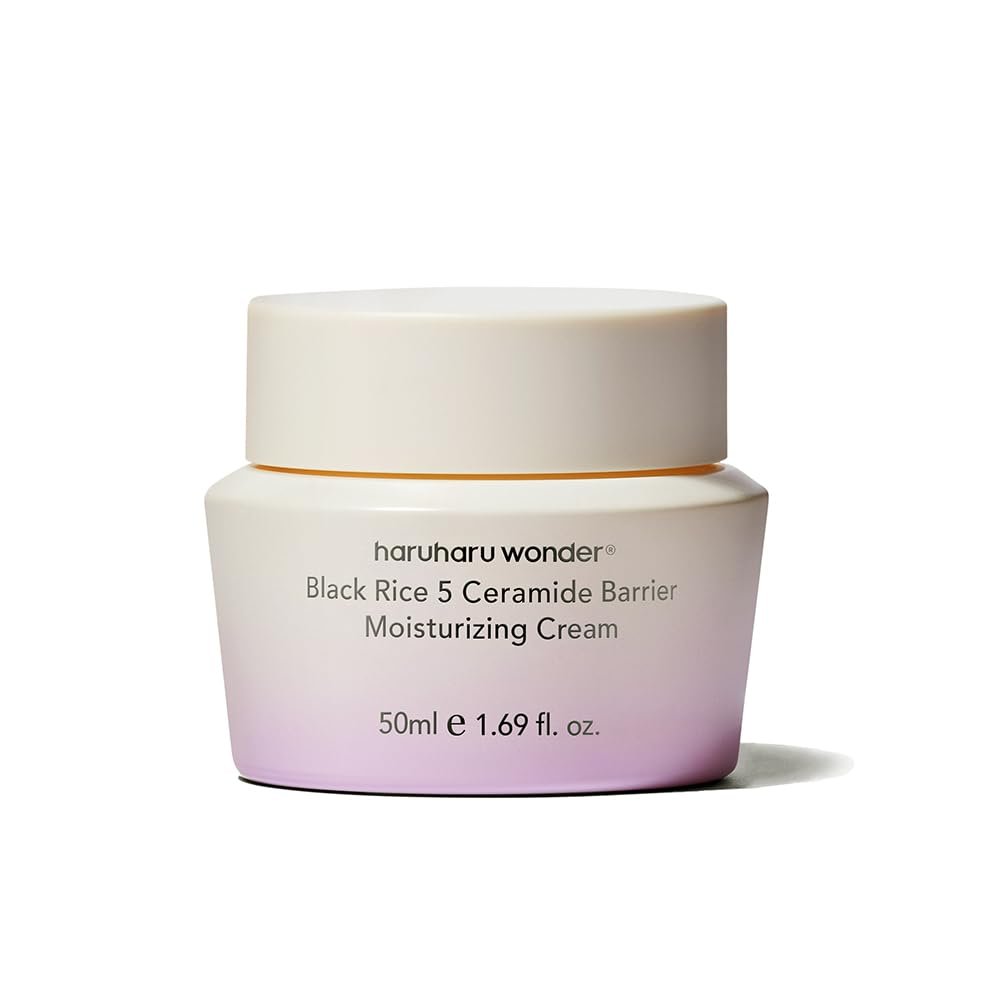 HARUHARU wonder Black Rice 5 Ceramide Barrier Moisturizing Cream – Tägliche Hautpflege mit langanhaltender Feuchtigkeit, beruhigend und nährend, Ceramid-Kapseln, koreanische Hautpflege, 50 ml