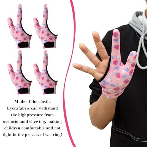 4er-Pack Daumenlutschen-Schutzhandschuhe für Kinder – Anti-Daumenlutschen-Handschuh mit Kaukompression, Stoppt Nagelkauen und Fingerbeißen – Daumenschutz für Alter 5-12
