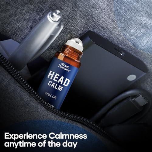 Head Calm Essential Oil Roll-On 10 ml – Beruhigende Mischung aus reinen & natürlichen ätherischen Ölen – Rollerball für Migräne & Kopfschmerzlinderung – Nexon Botanics