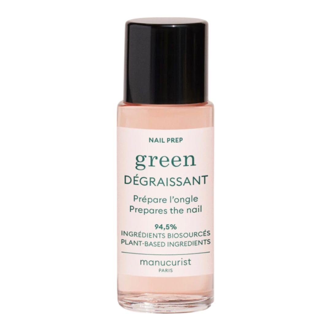 Manucurist Nagellackentfetter – Effizient und biobasiert zu 94,5 % – Verlängert die Haltbarkeit von Green™ Nagellack – Kompatibel mit System Green – Nagelpflege – Nagelreiniger – 30 ml
