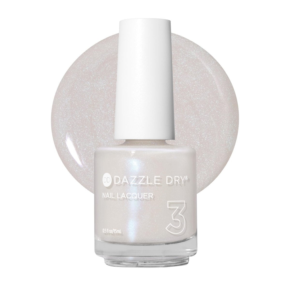 Dazzle Dry Nagellack (Schritt 3) - Artisan - Off-White mit blauem Schimmer, halbtransparenter Schimmer (0,5 fl oz)
