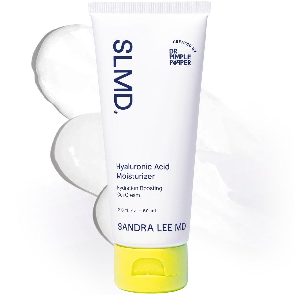 SLMD Hyaluronsäure-Gesichtsfeuchtigkeitscreme 2.0 fl. oz. – Leichte, ölfreie Feuchtigkeitspflege für alle Hauttypen