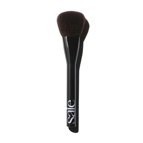 Saie Puder-Bürste für Rouge – Flauschiger Make-up-Pinsel für Wangen – Ultraweiche, konische Borsten für präzises, diffuses Auftragen – Für gepresstes oder loses Puder, Bronzer + Rouge – Vegan (1 Stück)