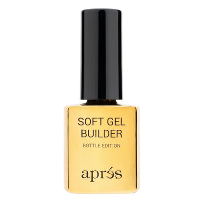 Aprés Soft Gel Builder in a Bottle – Selbstnivellierender soak-off Gel-X Nagelverlängerungsverdicker und -stärker, 0,5 Fl Oz
