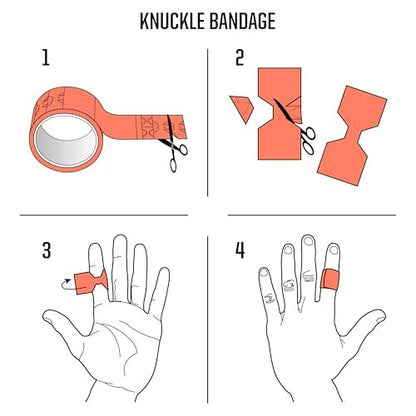 Duct-Aid Kompaktes Erste-Hilfe-Set, medizinisches Klebeband, Notfallset, 1 Pfund (3 Meter medizinisches Tape)
