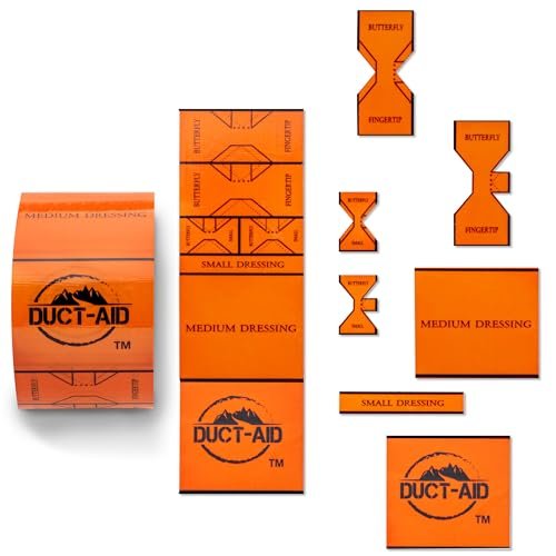 Duct-Aid Kompaktes Erste-Hilfe-Set, medizinisches Klebeband, Notfallset, 1 Pfund (3 Meter medizinisches Tape)