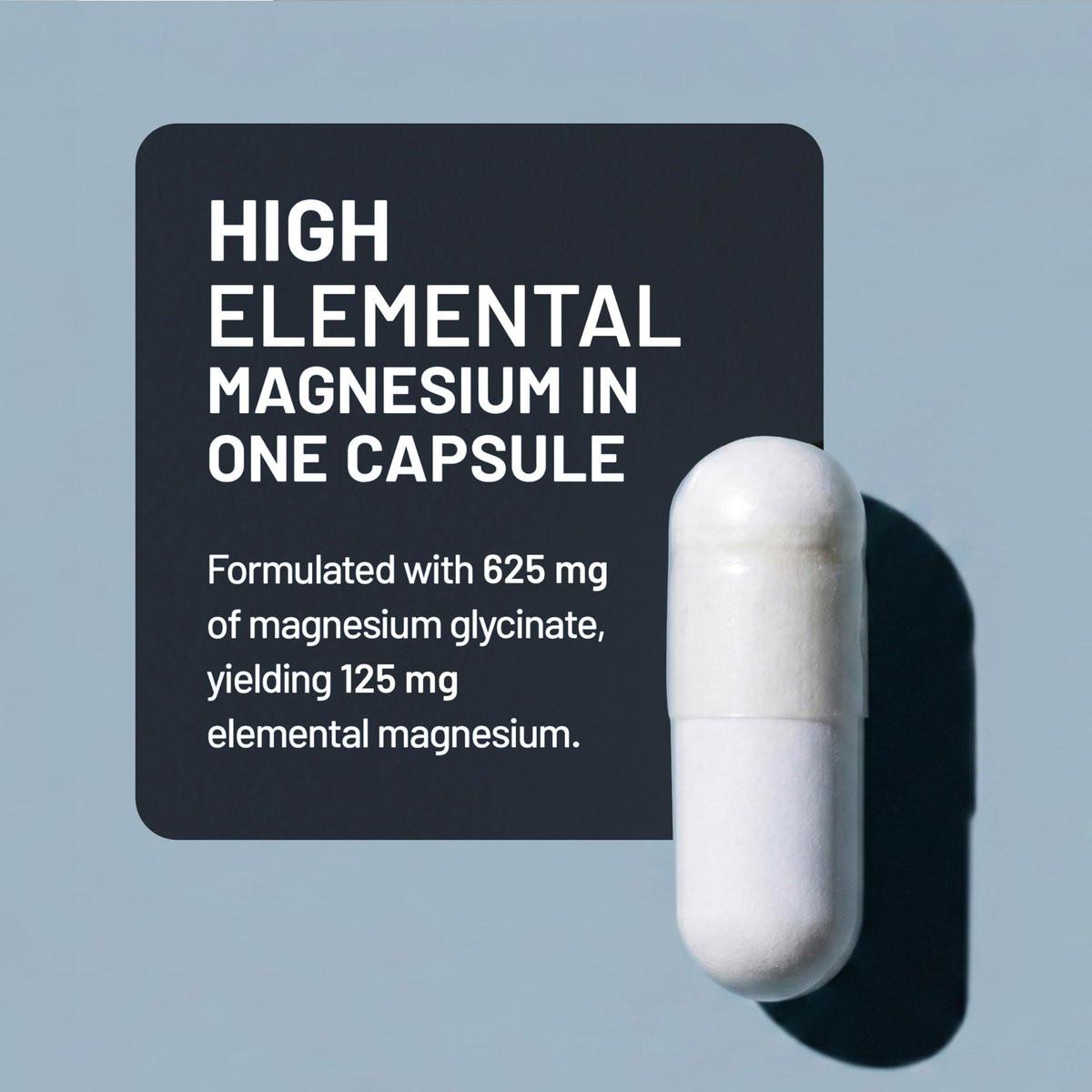NatureWise Magnesium Glycinat 625 mg – Hochabsorbierendes, cheliertes Magnesiumglycinat für Schlaf, Entspannung, Muskeln und Knochen* – Magenfreundlich, vegan, nicht-GVO – 30 Kapseln (30-Tage-Vorrat)