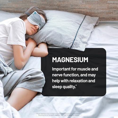 NatureWise Magnesium Glycinat 625 mg – Hochabsorbierendes, cheliertes Magnesiumglycinat für Schlaf, Entspannung, Muskeln und Knochen* – Magenfreundlich, vegan, nicht-GVO – 30 Kapseln (30-Tage-Vorrat)