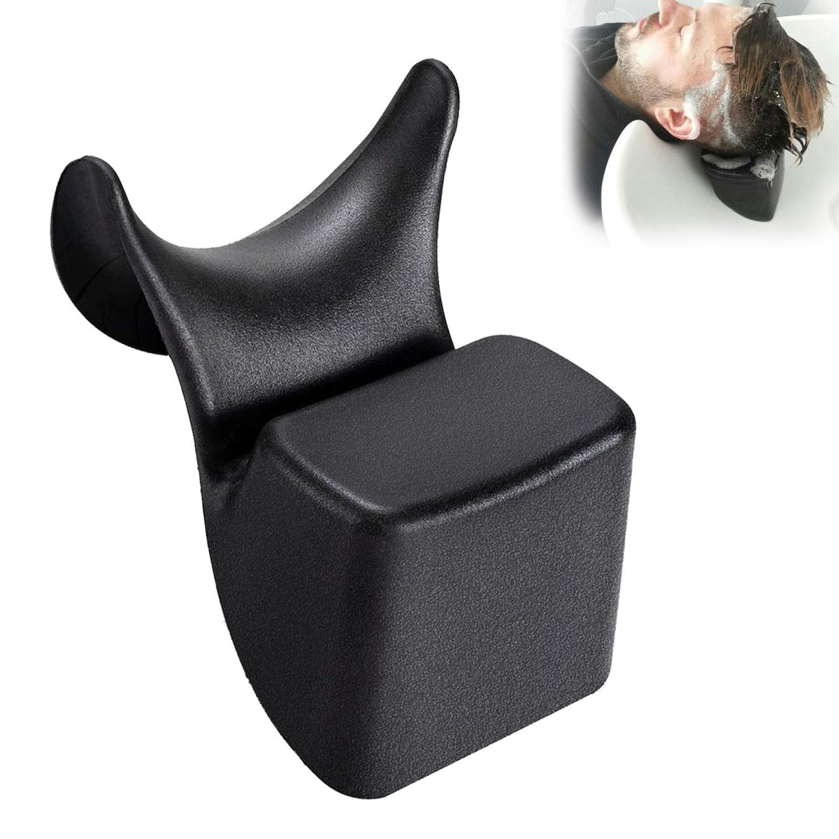 Ergonomisches Silikon-Nackenkissen für Shampoo-Waschbecken – Rutschfester Nackenstütze für Friseur- und Spa-Becken, Komfortables Haarwaschen-Zubehör für die Haarpflege