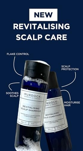 Murdock London Revitalisierende Kopfhautpflege-Spülung | Kopfhautschutz, Haarpflege | Hergestellt in England | 250 ml