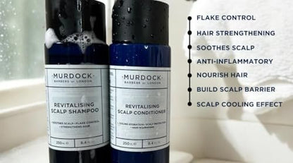 Murdock London Revitalisierende Kopfhautpflege-Spülung | Kopfhautschutz, Haarpflege | Hergestellt in England | 250 ml