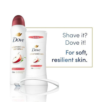 Dove Advanced Care Deodorant Stick Apfel & Weißer Tee mit 72-Stunden-Schweiß- und Geruchsschutz, 2,6 oz (3er-Pack)