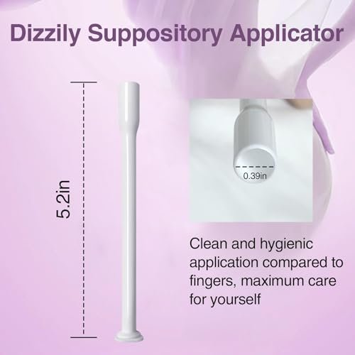 Dizzily 30er-Pack Einweg-Vaginalapplikatoren für Zäpfchen, individuell verpackt, hygienisch – passend für die meisten Zäpfchen, Pillen, Tabletten, Größe 00 Kapseln und Damenpflege-Applikator
