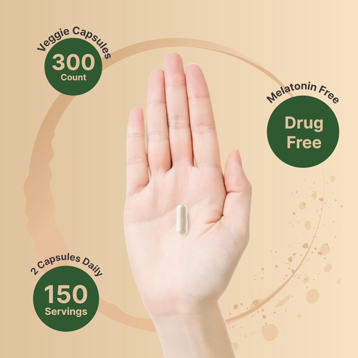 NatureBell Baldrianwurzel für Schlaf, 300 vegane Kapseln mit Magnesiumglycinat, Kamille, Passionsblume, Melisse, Ashwagandha & mehr – Entspannungs- und Schlafunterstützung – Melatoninfrei