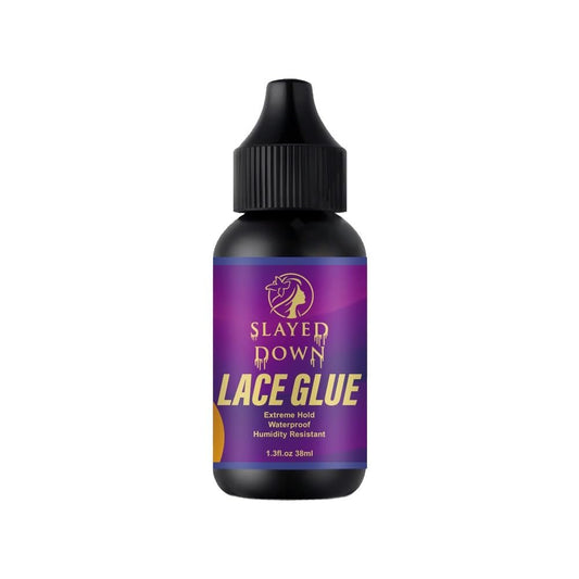 SLAYED DOWN Extreme Hold Lace Glue 1,3 oz – Wasserfester, unsichtbarer Bonding-Kleber für Lace Wigs, ölbeständig, ungiftig, für Poly- und Spitzenhaarteile