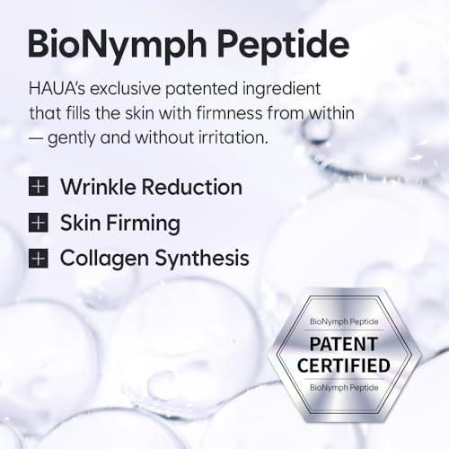 HAUA Bionymph Peptide Youth Serum – Anti-Aging & Feuchtigkeitspflege mit patentiertem BioNymph Peptid, 47 ml
