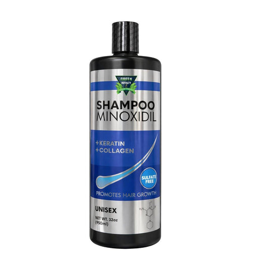 Minoxidil Shampoo – Sulfatfrei mit Keratin & Kollagen – Tiefenreinigende & Pflegende Formel für voller aussehendes Haar – Unisex – 950 ml