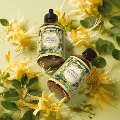 ARVIDSSON Geißblatt (Honeysuckle) Ätherisches Öl 120 ml – 100% rein & natürlich, Aromatherapie Öl für Diffuser, Kerzenherstellung, Raumspray, Geschenk für Frauen