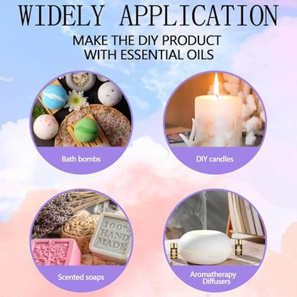 Wtrcsv Ätherische Öle Set – Die Top 15 Düfte für Diffuser, Luftbefeuchter, Hautpflege, Aromatherapie, Massage, Kerzen- und Seifenherstellung – Geschenkset (5 ml)