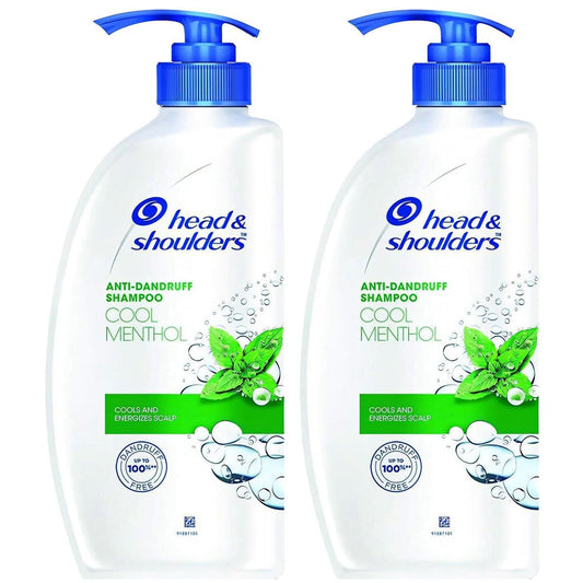 Head & Shoulders Anti-Schuppen-Shampoo, 2er-Pack, Kühlender Minzduft, 22 Fl Oz (2 x 650 ml) Pumpspender