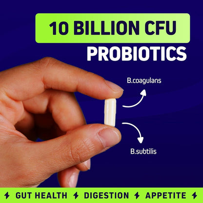Herbtonics GLP-1 Tonic – Natürliche GLP-1 Unterstützung mit Apfelessig, BHB-Salzen, Probiotika & Kurkuma – Unterstützt Appetit, Gewicht, Stoffwechselgleichgewicht, Darmgesundheit & Energie – 60 vegane Kapseln