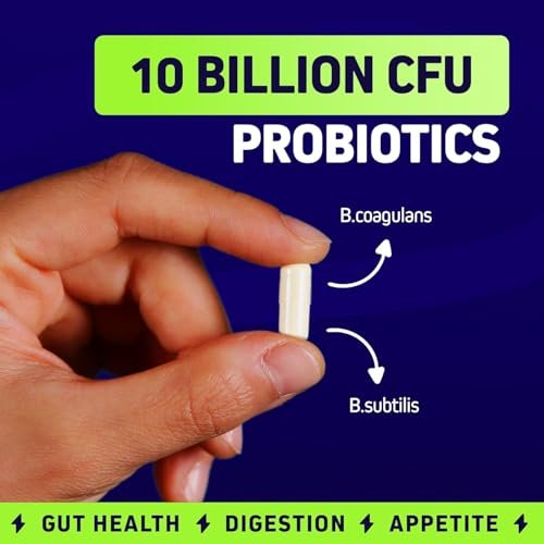 Herbtonics GLP-1 Tonic – Natürliche GLP-1 Unterstützung mit Apfelessig, BHB-Salzen, Probiotika & Kurkuma – Unterstützt Appetit, Gewicht, Stoffwechselgleichgewicht, Darmgesundheit & Energie – 60 vegane Kapseln