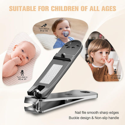 FERYES Baby-Nagelknipser für Kinder – Präziser und sicherer Nageltrimmer für Babys, Kleinkinder und Säuglinge