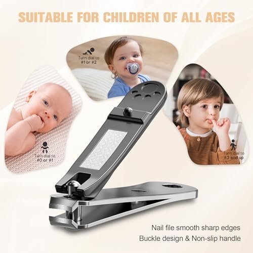 FERYES Baby-Nagelknipser für Kinder – Präziser und sicherer Nageltrimmer für Babys, Kleinkinder und Säuglinge