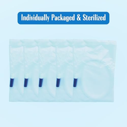 5er-Pack 45 cm Beinbeutel-Verlängerungsschlauch – Steril, Latexfrei, Medizinisches Silikon – Katheterzubehör