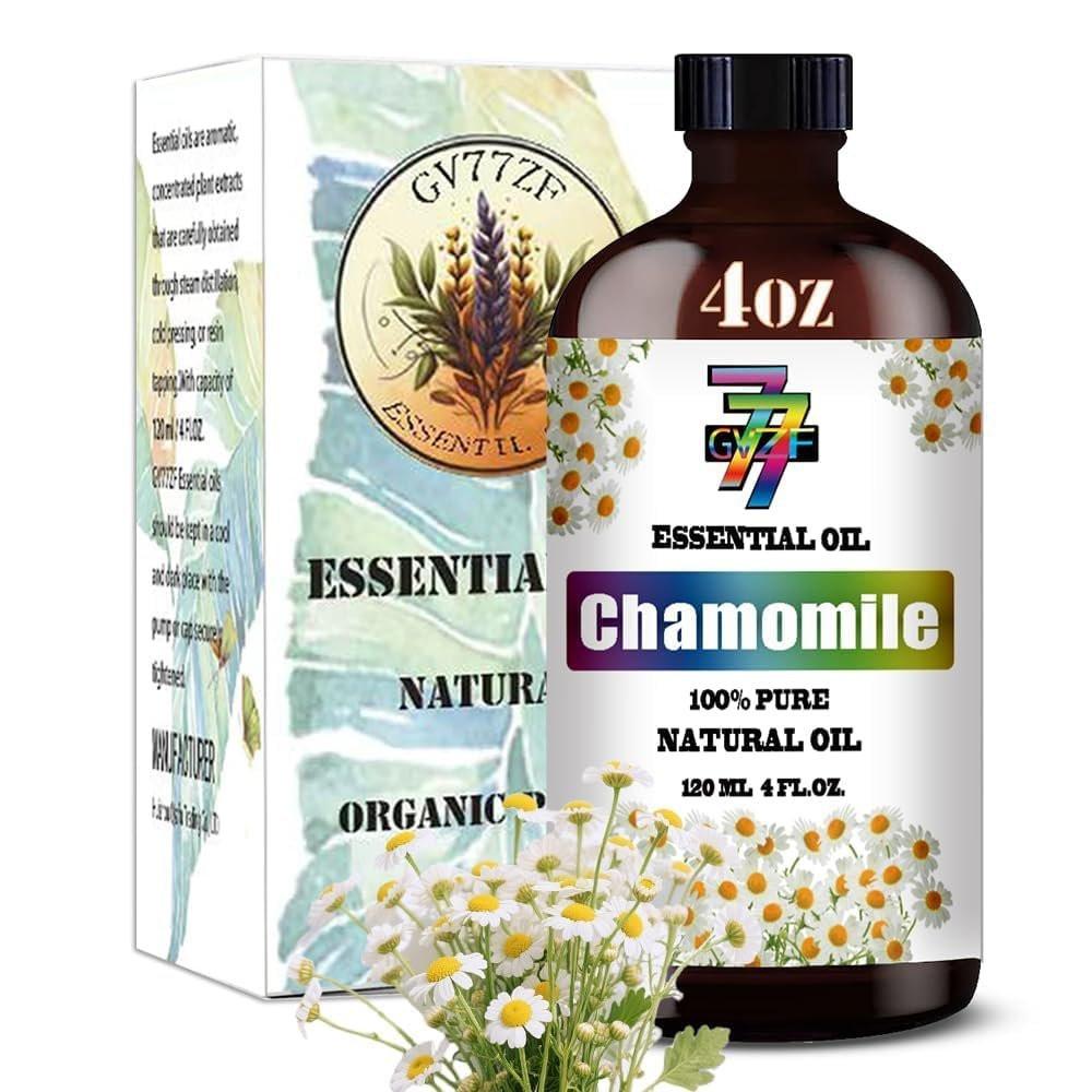 Kamillenöl – Beruhigendes Kamillenöl für Diffuser, Luftbefeuchter, DIY-Kerzen, Seife, Schlaf, Geschenk – 120 ml