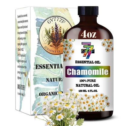 Kamillenöl – Beruhigendes Kamillenöl für Diffuser, Luftbefeuchter, DIY-Kerzen, Seife, Schlaf, Geschenk – 120 ml