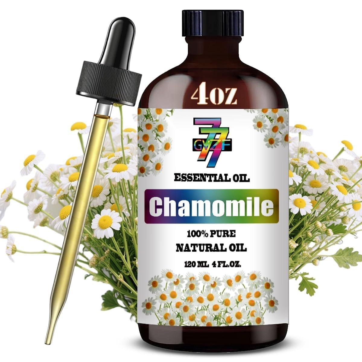 Kamillenöl – Beruhigendes Kamillenöl für Diffuser, Luftbefeuchter, DIY-Kerzen, Seife, Schlaf, Geschenk – 120 ml