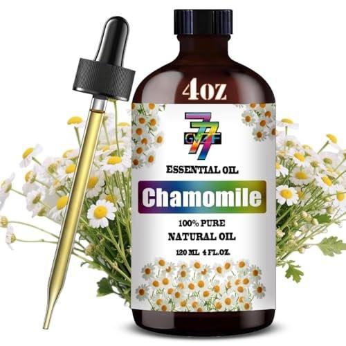 Kamillenöl – Beruhigendes Kamillenöl für Diffuser, Luftbefeuchter, DIY-Kerzen, Seife, Schlaf, Geschenk – 120 ml