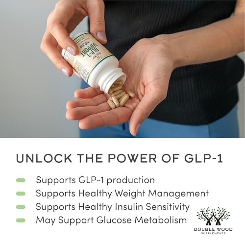 GLP-1 Supplement – Klinisch untersuchter Bioflavonoid-Extrakt zur Unterstützung natürlicher GLP-1-Spiegel und Förderung der Darmgesundheit (200 mg, 30 Portionen) – Standardisiert auf 70 % Eriocitrin und 5 % Hesperidin – von Double Wood