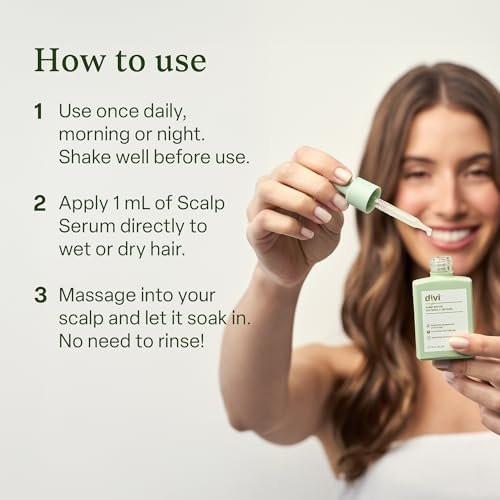 Divi Healthy Hair Goals Mini Kit – Scalp Serum, Volumizing Shampoo & Conditioner für dünner werdendes Haar (Reisegröße)