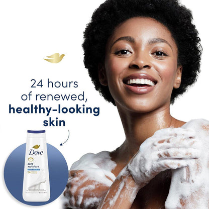 Dove 2-in-1 Shampoo & Conditioner + Daily Moisture Body Wash – Tiefenhydratation für trockenes Haar und Haut (2er Set)