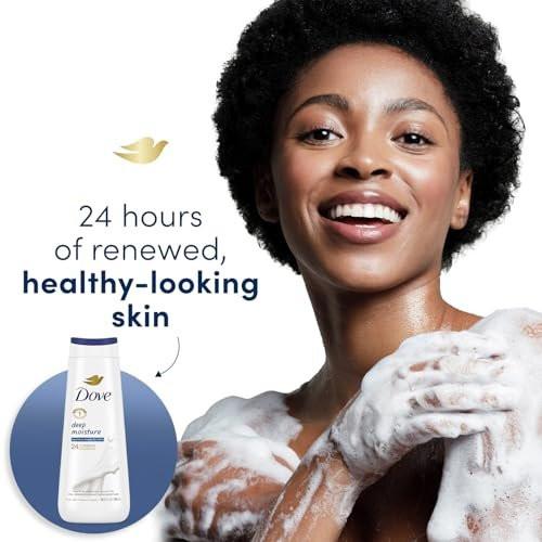 Dove 2-in-1 Shampoo & Conditioner + Daily Moisture Body Wash – Tiefenhydratation für trockenes Haar und Haut (2er Set)