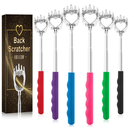 HOFASON 6er-Pack Rückenkratzer – Lustige Geschenke für Männer, Frauen, Papa – Weihnachtsgeschenke, Ostergeschenke, White Elephant Geschenke – Geburtstagsgeschenke für Mama, Papa, Ehemann, Ehefrau