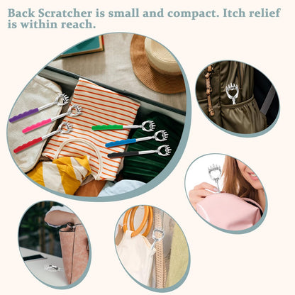HOFASON 6er-Pack Rückenkratzer – Lustige Geschenke für Männer, Frauen, Papa – Weihnachtsgeschenke, Ostergeschenke, White Elephant Geschenke – Geburtstagsgeschenke für Mama, Papa, Ehemann, Ehefrau