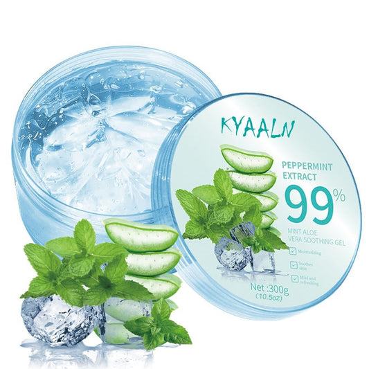 Aloe Vera Gel für Gesicht & Körper – Frisch geschnittene Blätter, schnell einziehend & nicht klebrig, tiefe Feuchtigkeitsversorgung für trockene Haut, Sonnenbrandlinderung, Aftershave, Haar- & Kopfhautpflege, alle Hauttypen