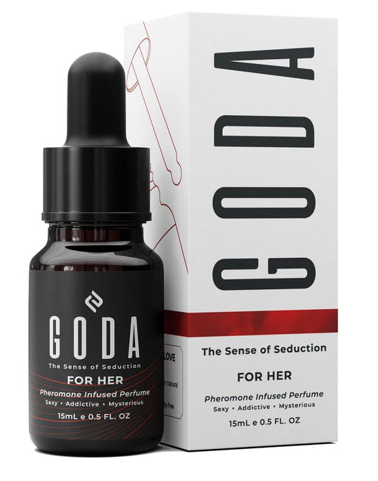 GODA Pheromone Parfüm für Frauen – Das Original – Langanhaltender Damenduft mit Jasmin und Rose, Vegan & Tierversuchsfrei – 15ml/0,50 fl. oz