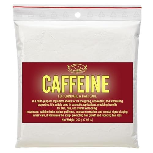 CAFFEIN – für selbstgemachte Formulierungen und DIY-Kosmetik-Projekte – 200 g (7,06 oz)