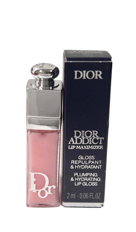 Dior Addict Lip Maximizer Lip Plumping Gloss #001 PINK – Mini-Größe (2 ml / 0,06 fl oz)