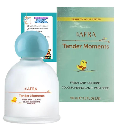 Ioly's Jjafra Tender Moments Baby Cologne – Alkoholfreies Babyparfüm für Jungen und Mädchen, 100 ml