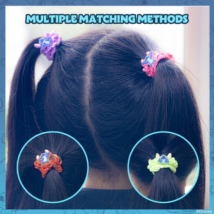 Stitch 6-teiliges Haargummiset – Haaraccessoires für Mädchen, Schulbelohnungen, Partygeschenke, Strumpffüller, Geburtstagsgeschenk, Spa-Tage, Makeover, ab 3 Jahren, von Townley Girl