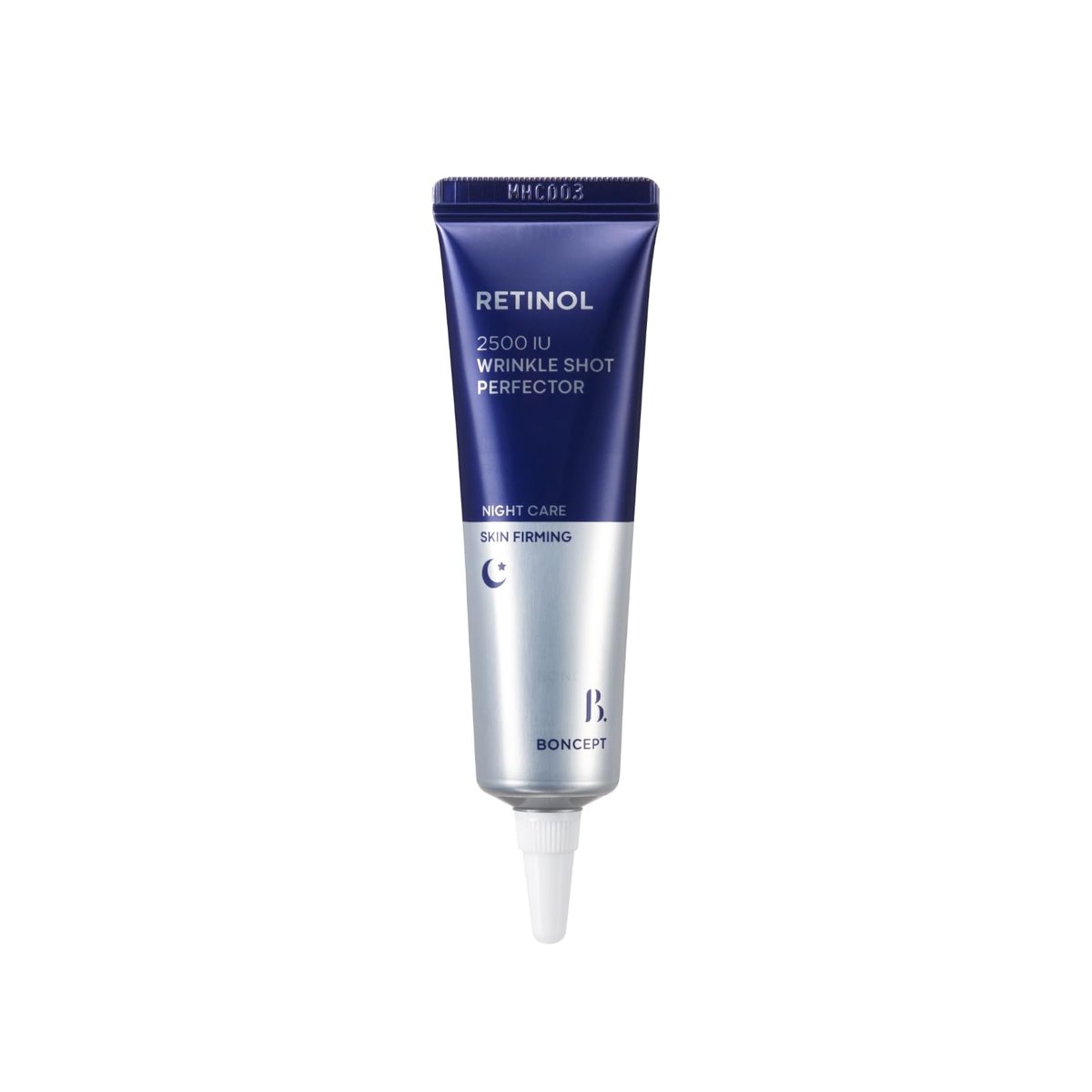 BONCEPT Retinol 2500 IU Wrinkle-Shot Perfector – Korean Anti-Aging Intensivcreme mit Bakuchiol für Anfänger, Faltenschutz, Porenverfeinerung, Straffung, 0,5 fl. oz. / 15 ml