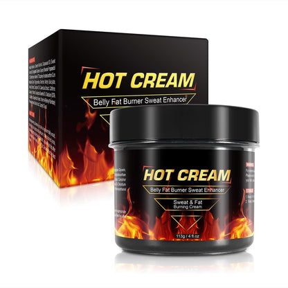 KITNOBLIS Hot Sweat Cream – Natürliche Schweißcreme für Bauchfett-Brenner für Frauen, Fettverbrennungscreme für den Bauch, Hot Cream Gewichtsverlust-Trainingsverstärker, Cellulite-Behandlung für Oberschenkel, Beine, Arme & Gesäß (1 Stück)