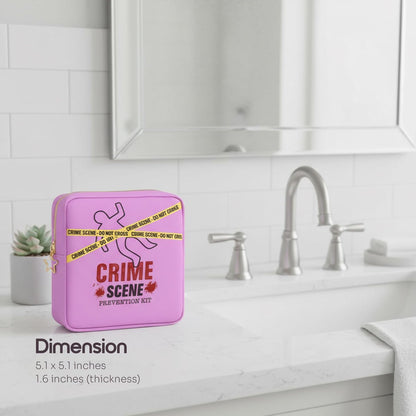 Primo Lines Perioden-Täschchen – Kompakt, Stilvoll, Diskret – Periodenbeutel für die Schule mit wasserdichtem Innenfutter – Passt Binden & Tampons – Süße Binden-Tasche für Teenager, Reisen, Schule, Mädchen Perioden Kit